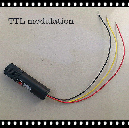 TTL调制 808nm 5mW~250mW IR 激光模组 16*60mm